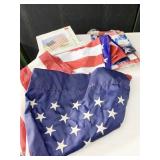 4 NYLON USA FLAGS