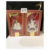 LENOX ORNAMENTS, OUR FIRST CHRISTMAS & BABY 1ST