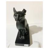 EGYPTIAN BASTETCAT STATUE (EAR HAS DAMAGE)