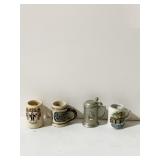 MINI VINTAGE STEINS SOME SIGNED