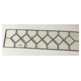 LEAD GLASS WINDOW PANEL 8.25 X 31