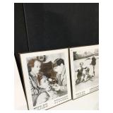 THE THREE STOOGES FRAMED PRINTS 20" X 16"