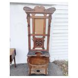 HALL SEAT SOLID WOOD TOP PANEL FOR MIRROR OR