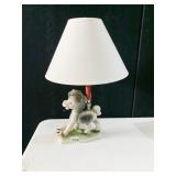 CERAMIC PONY LAMP 17" H