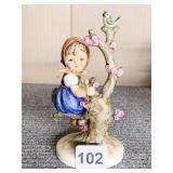 HUMMEL APPLE TREE GIRL 6" SIGNED