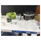 BOWLS, S & P SHAKERS, TIMER, ETC.