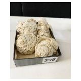 CROCHETED RIBBON, 4 SPOOLS DIFFERENT DESIGNS