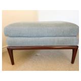 A. RUDIN OTTOMAN WOOD LEG BENCHES 29" L X 17"H X