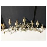 WALL SCONCE 7 ARM LIGHT FIXTURE 11" X 38"