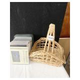 WICKER BASKET & ASST CD