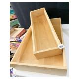 DECORATIVE WOODEN STORAGE BOXES