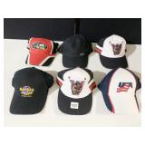 6 BALL CAPS INC HARD ROCK CAFï¿½, ETC.