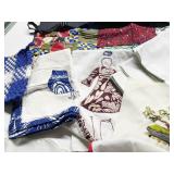 LINENS, INCLUDING HAND STITCHED RAGGEDY ANN