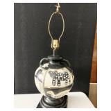 CERAMIC LAMP ANIMAL DESIGN, 30.5"H