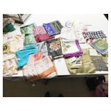 LARGE VARIETY OF SCARVES & HANKIES SOME 100%SILK