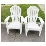ADIRONDACK CHAIRS WHITE PLASTIC