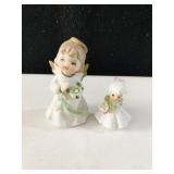 INARCO BIRTHDAY ANGEL AUGUST, NAPCO FLOWER GIRL