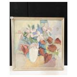 PIET CANIMYER PAINTING ON BOARD, ABSTRACT