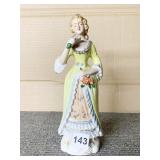 LADY FIGURINE, JAPAN, 10" H