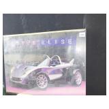 LOTUS ELISE POSTER FRAMED 18 X 24