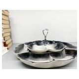 4 PC. CONDIMENT TRAY WITH KNIVES