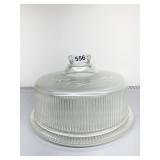 GLASS CAKE DOME 7 T X 12 W