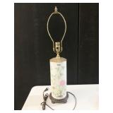 LAMP ORIENTAL STYLE PORCELAIN CENTER WITH