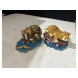 JURGEN SCHOLZ CAT FIGURINES