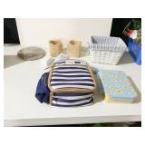 ELECTRIC WINDOW CANDLE AND WOODEN BOXES