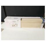 WOODEN FLOATING SHELVES 2 PC SET IN OB