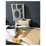 WOODEN BOXES, DISPLAY CASE