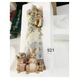 JIM SHORE FATHER CHRISTMAS & FRIENDS IN OB