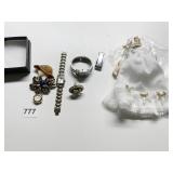 BISQUE DOLL IN WHITE DRESS