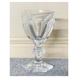 BACCARAT HARCOURT WINE GLASSES 6.25" H, TIMES 3