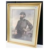 PRINT GENERAL TJ JACKSON 26.5 X 20.5