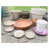 PLASTIC PLANTERS LARGEST 19" H X 22" AROUND