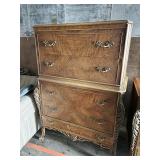 3 DRAWER DRESSER MATCHES LOT 66 W/ ORNATE MIRROR