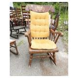 HIGH BACK ROCKER W/ ADDED GOLD CUSHION