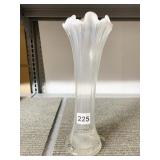 OPALESCENT BUD VASE 12" H