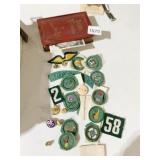 VINTAGE GIRL SCOUT PATCHES, PINS, ETC.