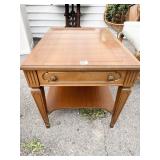 MERSMAN PAIR OF SINGLE DRAWER SIDE TABLES