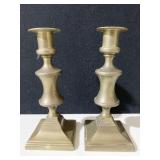 BRASS CANDLE STICK PAIR 7"