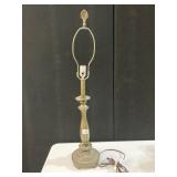 LAMP COMPOSITE BRUSH BRONZE LOOK " 33H TO FINIAL,