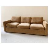 BAKER SOFA 82" LONG WITH CUSTOM CHENILLE FABRIC