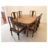 HENREDON CLOISTER COLLECTION DINING SET WITH 6