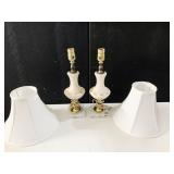 LAMP WITH MARBLE BASE 21ï¿½, TIMES 2