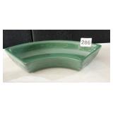 LONGABERGER CRESCENT DISH, IVY GREEN