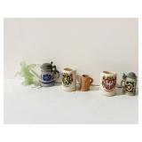 MINI VINTAGE STEINS SOME SIGNED