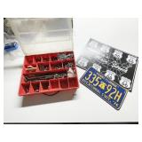 COMPARTMENT BOX WITH METAL SCREWS, HARDWARE, US