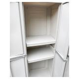 ADJUSTABLE SHELF 2 DOOR STORAGE CABINET 69" X 26"